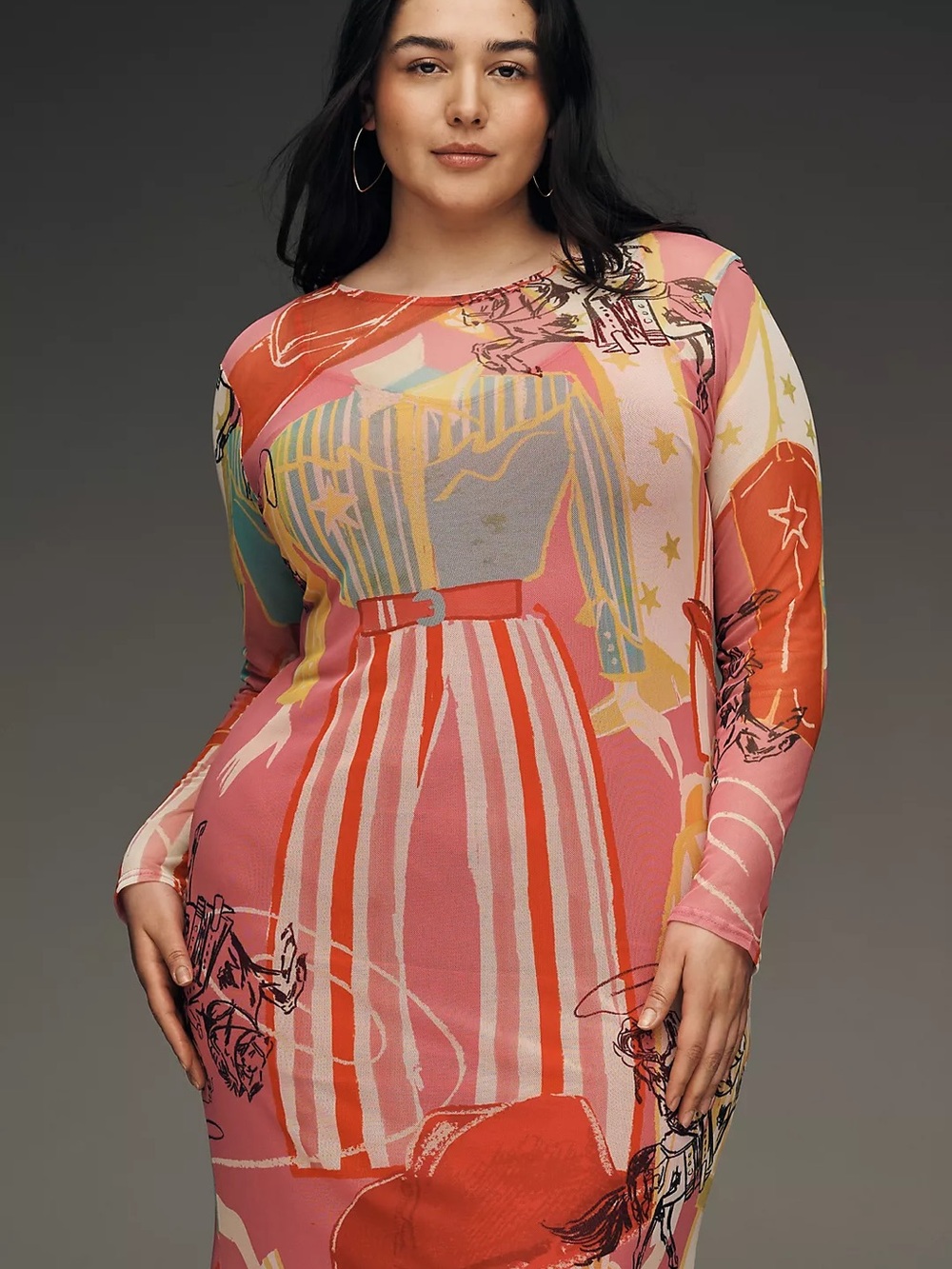 Never Fully Dressed Dallas Mesh Midi Dress